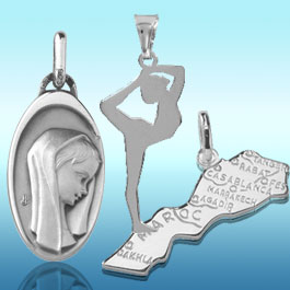 Les pendentifs argent 925/1000