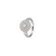 Bague argent rhodié 925/1000 et Oxydes de Zirconium