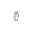 Bague argent rhodié 925/1000 et Oxydes de Zirconium