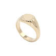 Bague chevalière ronde plaqué or - Homme (0101.065.5021)