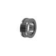 Bague acier 'Gun' et Onyx pour homme