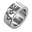 Bague acier - Homme