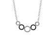 Collier 'Cercles' en acier