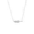 Collier argent rhodié 925/1000e