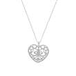 Collier acier Cœur pour homme