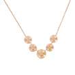 Collier acier rose pour homme