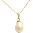 Collier plaqué or Kariani II blanche