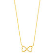 Collier plaqué or et Oxyde de Zirconium