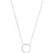 Collier argent 925/1000e cercle Z (37+5 cm - 2,17 g) - (301445-42)