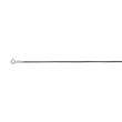 Lot de 5 cordons caoutchouc (noir) - 2,5mm - 45cm - Fermoir Argent 925/1000 