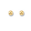 Boucles d'oreilles or jaune (4 mm)