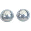 Boucles d'oreilles argentées - Perles de Majorque