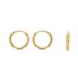 Boucles d'oreilles créoles en Or 750/1000 - 10mm (303013)