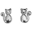 Boucles d'oreilles argent 925/1000e - Enfant