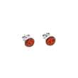 Boucles d'oreilles 925/1000e et ambre