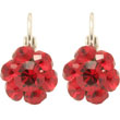 Boucles d'oreilles Ghoneexa II rouges