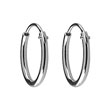 Boucles d'oreilles créoles argent 925/1000e (14 mm)