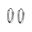 Boucles d'oreilles créoles argent 925/1000e (12 mm)