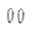 Boucles d'oreilles créoles argent 925/1000e (12 mm)