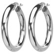 Boucles d'oreilles créoles argent 925/1000e (20 mm)