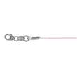 Cordon coton rose pâle - Fermoir argent 925/1000 rhodié  - Enfant