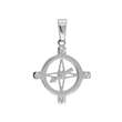 Pendentif acier boussole (316120)