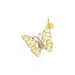 Pendentif papillon ajouré en Or 375/1000e et oxydes de zirconium (396181)