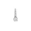 Pendentif diamant serti griffes 0.04ct en Or blanc 750/1000 (306068BL)