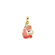 Pendentif licorne Or 375/1000 et émail rose et fuchsia (396283)