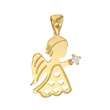 Pendentif ange en Or 375/1000e avec oxyde de zirconium (396098)