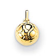 Pendentif or jaune 750/1000e