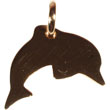 pendentif plaqué or dauphin