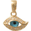 Pendentif plaqué or Horus IV