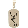 Pendentif acier scorpion V - Homme