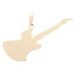 Pendentif acier guitare - Homme