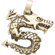 Pendentif acier dragon III - Homme