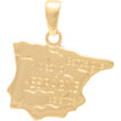 Pendentif plaqué or Ibérique