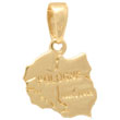 Pendentif plaqué or Pologne