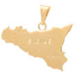 Pendentif plaqué or Sicilia II