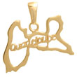 Pendentif  plaqué or Guadeloupe