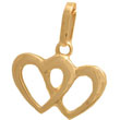 Pendentif  plaqué or Aanor III