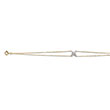 Bracelet or jaune et diamant (0,124 carat)