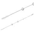 Bracelet orné de 3 trèfles en argent rhodié (31812628)