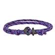 Bracelet marin nylon avec ancre marine en carbone (318218)