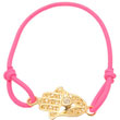 Bracelet souple El Mano rose