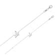 Bracelet cocotte origami en argent 925/1000 (19 cm)