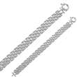 Bracelet 5 rangs en argents 925/1000 (20 cm)