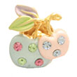 Broche fantaisie - Pomme - Multicolore