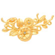 Broche Usoaï VII dorée 