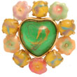 Broche Uheri III verte